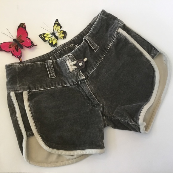 Obey Pants - Obey Gray Corduroy White Trim Shorts, Sz 5
